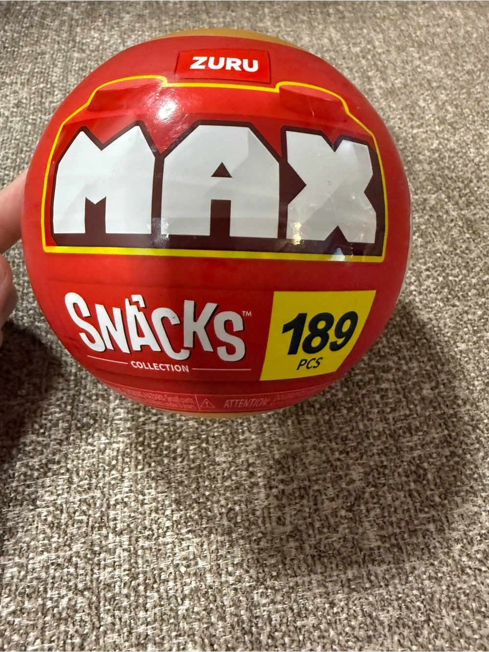 ZURU MAX Snacks Surprise Ball Toy - Donut